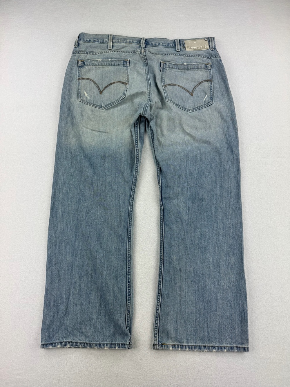 Vintage Levis SilverTab Men’s Light Wash Bootcut Denim Jeans Men’s Size 38x30